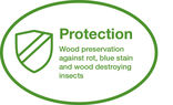 Protection - Preventive protection for wood against decay, blue stain and insect attack Protection - Preventive protection for wood against decay, blue stain and insect attack